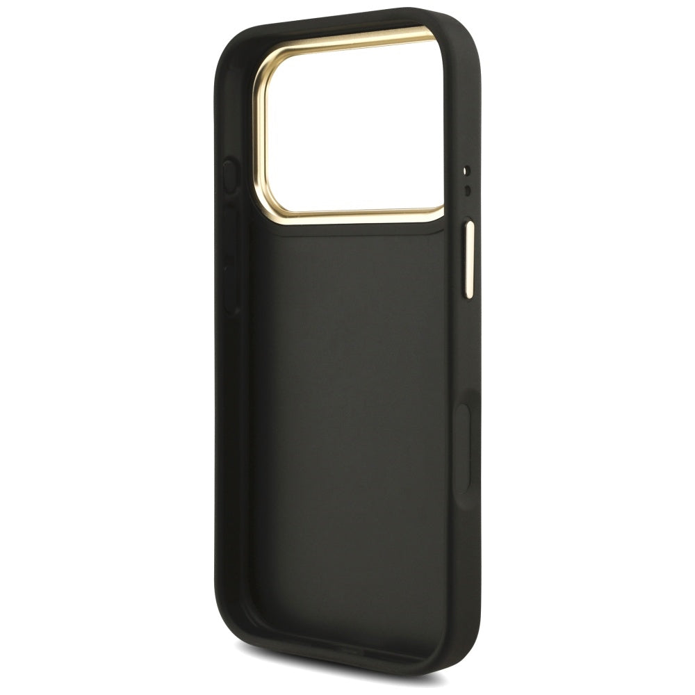 Futrola za Apple iPhone 17 Pro, Guess, Big 4G Classic Logo with Big Strap, Crna