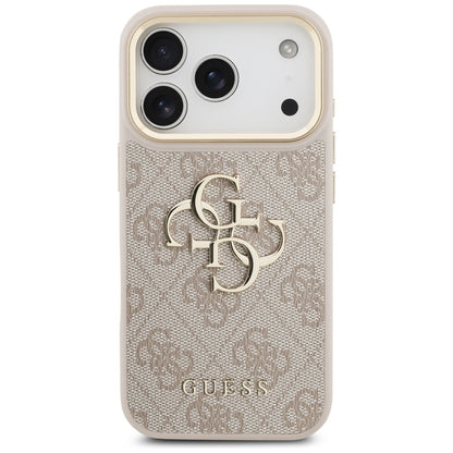 Futrola za Apple iPhone 17 Pro, Guess, Big 4G Classic Logo with Big Strap, Roze