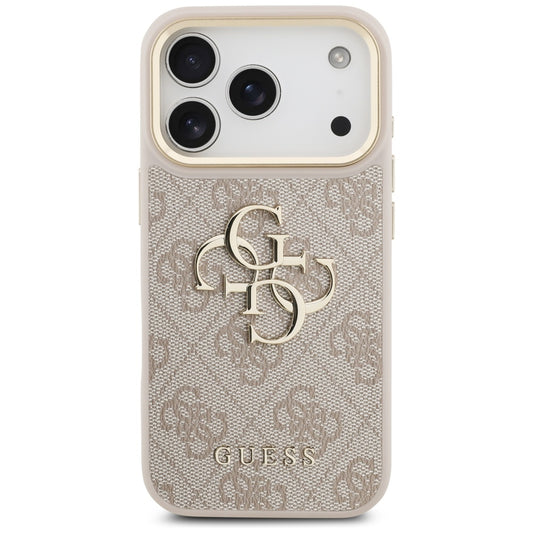 Futrola za Apple iPhone 17 Pro, Guess, Big 4G Classic Logo with Big Strap, Roze
