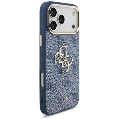 Futrola za Apple iPhone 17 Pro, Guess, Big 4G Logo Classic, Plavo Zlatna
