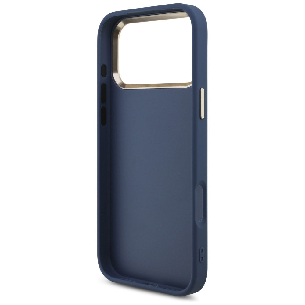 Futrola za Apple iPhone 17 Pro, Guess, Big 4G Logo Classic, Plavo Zlatna