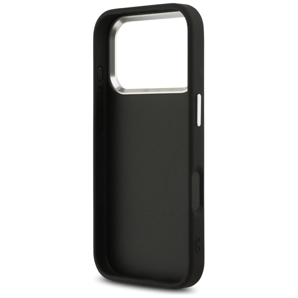 Futrola za Apple iPhone 17 Pro, Guess, Big 4G Logo Classic, Crno Srebrna