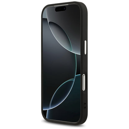 Futrola za Apple iPhone 17 Pro, Guess, Big 4G Logo Classic, Crno Srebrna
