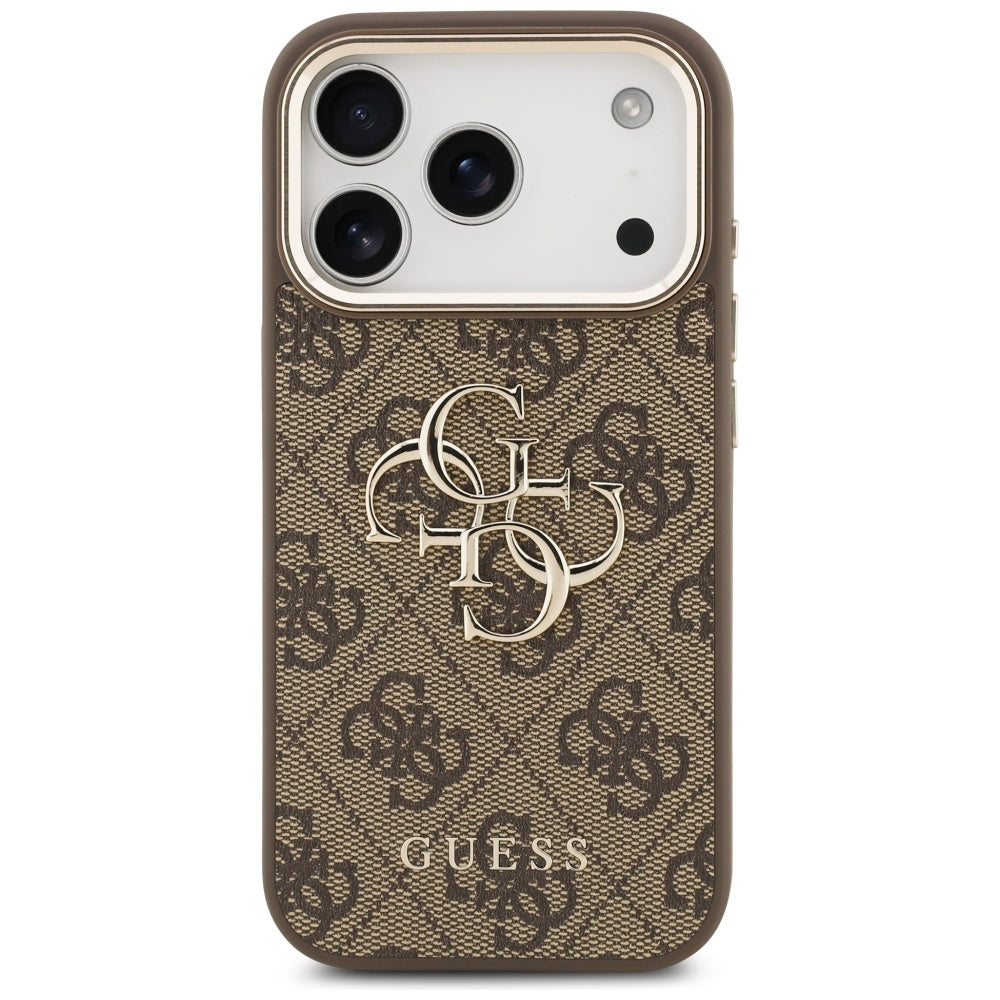Futrola za Apple iPhone 17 Pro, Guess, Big 4G Logo Classic, Zlatno Braon