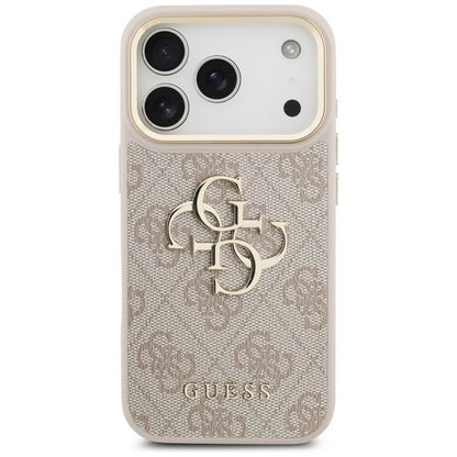 Futrola za Apple iPhone 17 Pro, Guess, Big 4G Logo Classic, Zlatno Roze