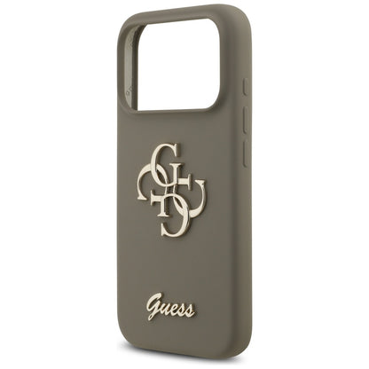 Futrola za Apple iPhone 17 Pro, Guess, Big 4G Script, Braon