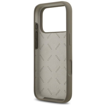 Futrola za Apple iPhone 17 Pro, Guess, Big 4G Script, Braon