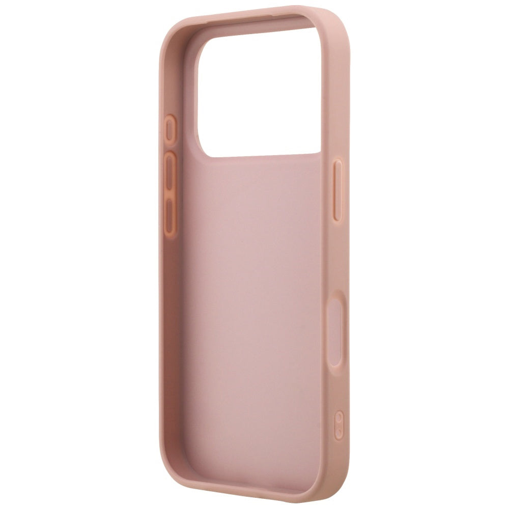 Futrola za Apple iPhone 17 Pro, Guess, Fixed Glitter Big 4G, Roze