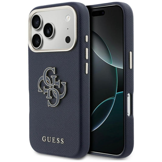 Futrola za Apple iPhone 17 Pro, Guess, Resin Logo, Plava