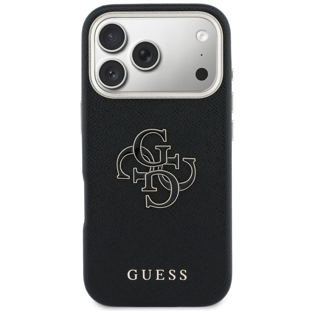 Futrola za Apple iPhone 17 Pro, Guess, Resin Logo, Crna