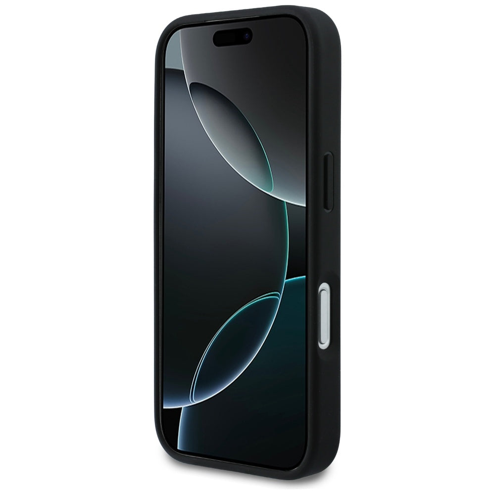 Futrola za Apple iPhone 17 Pro, Karl Lagerfeld, Rhinestone Karl & Choupette Pins, Crna