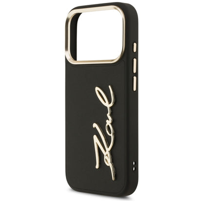 Futrola za Apple iPhone 17 Pro, Karl Lagerfeld, Script Logo, Crna