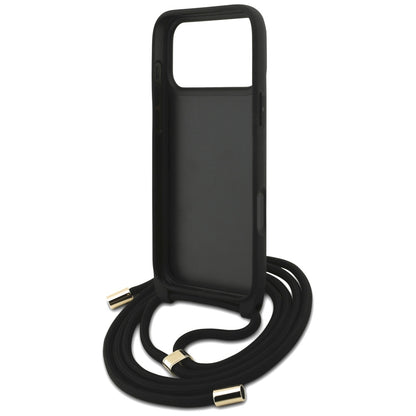 Futrola za Apple iPhone 17 Pro Max, Guess, 4G CBDY Big Logo with Cord Strap, Braon