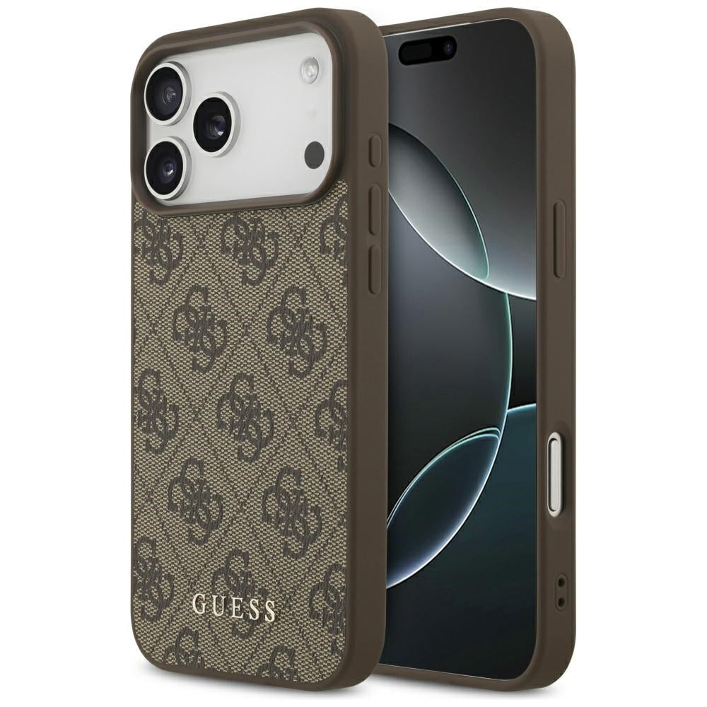 Futrola za Apple iPhone 17 Pro Max, Guess, 4G Classic, Braon