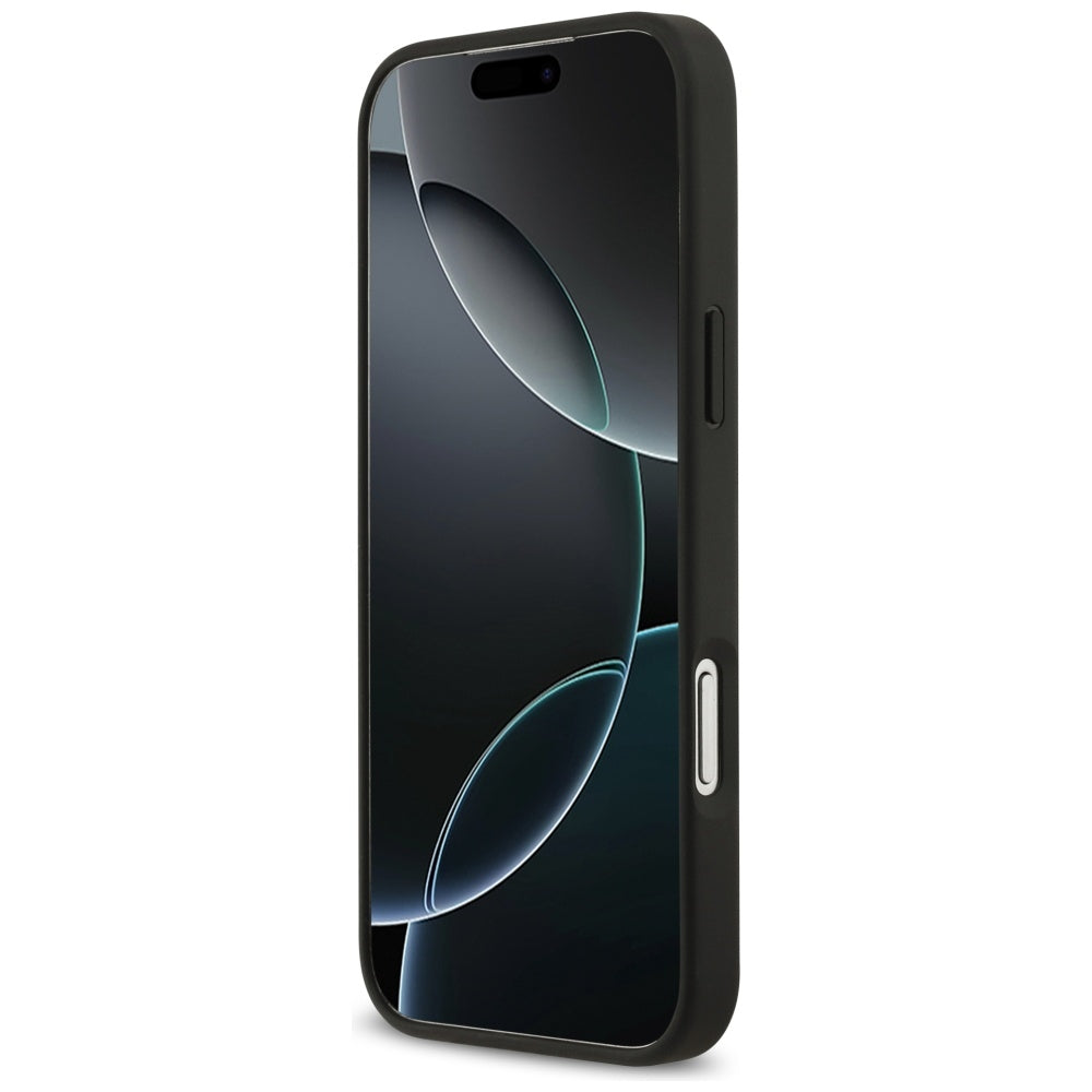 Futrola za Apple iPhone 17 Pro Max, Guess, 4G Double Card Triangle, Crna