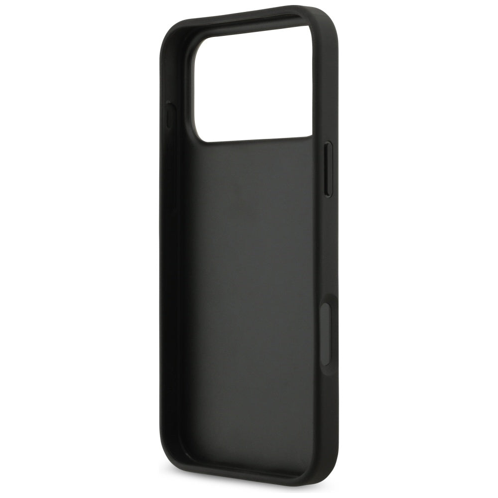 Futrola za Apple iPhone 17 Pro Max, Guess, 4G Grained Big and Classic Logo, Crna
