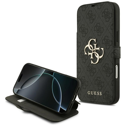 Futrola za Apple iPhone 17 Pro Max, Guess, 4G Metal Logo, Crna