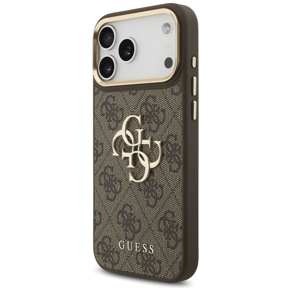Futrola za Apple iPhone 17 Pro Max, Guess, Big 4G Classic Logo with Big Strap, Braon