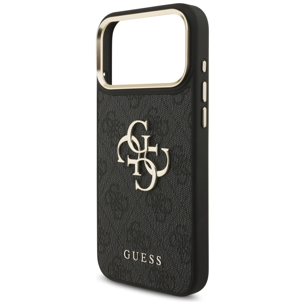 Futrola za Apple iPhone 17 Pro Max, Guess, Big 4G Classic Logo with Big Strap, Crna
