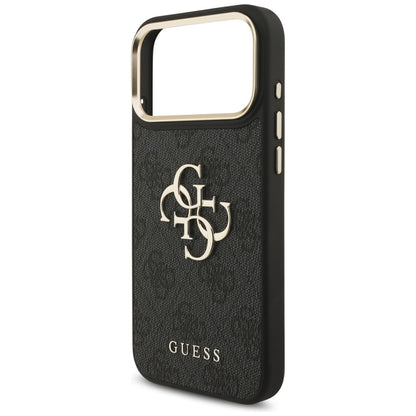 Futrola za Apple iPhone 17 Pro Max, Guess, Big 4G Classic Logo with Big Strap, Crna