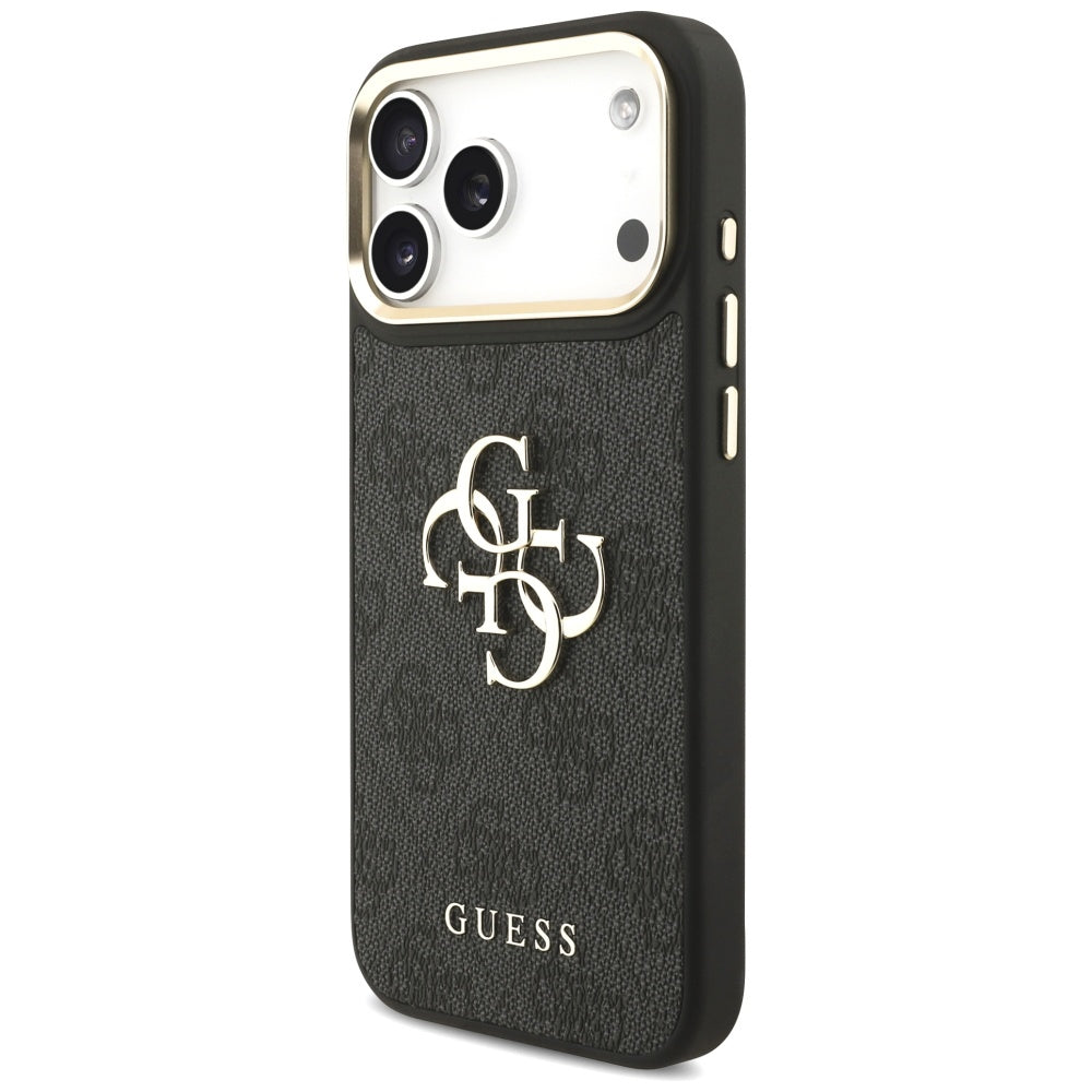Futrola za Apple iPhone 17 Pro Max, Guess, Big 4G Classic Logo with Big Strap, Crna