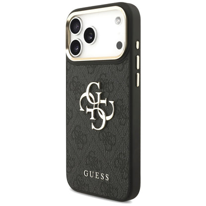 Futrola za Apple iPhone 17 Pro Max, Guess, Big 4G Classic Logo with Big Strap, Crna