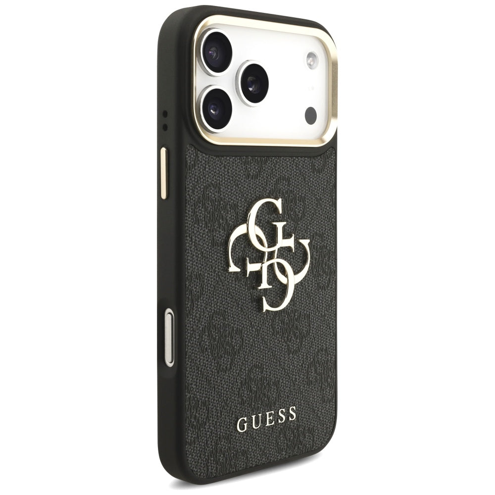 Futrola za Apple iPhone 17 Pro Max, Guess, Big 4G Classic Logo with Big Strap, Crna