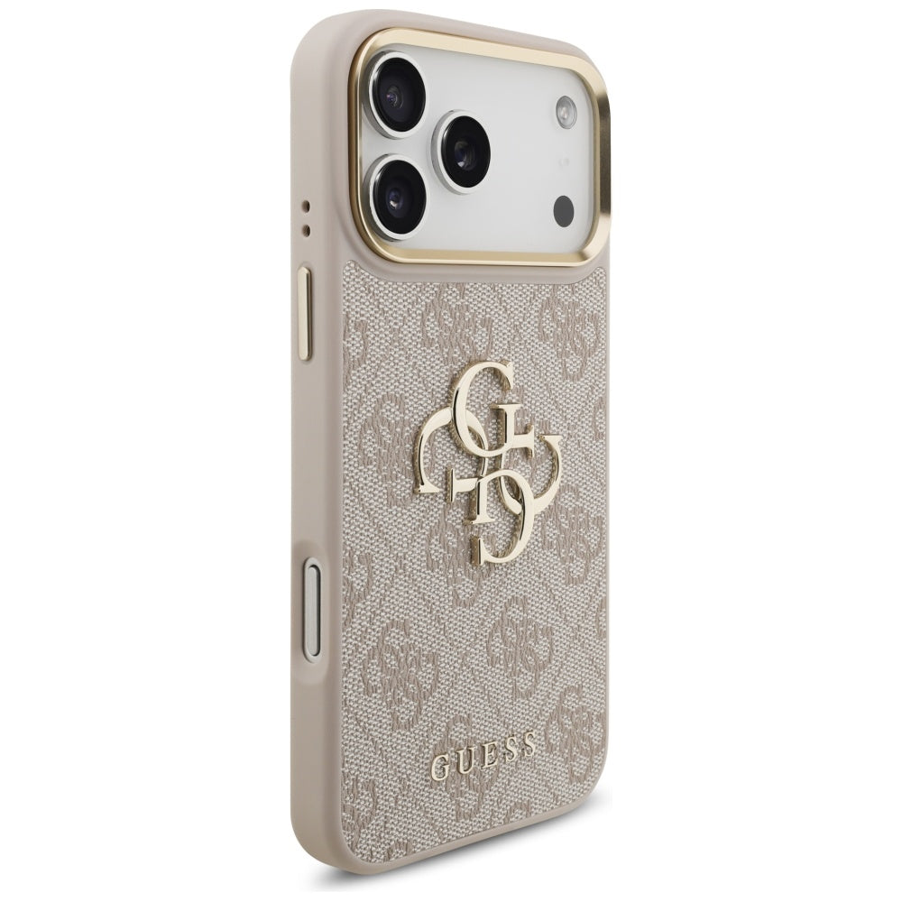 Futrola za Apple iPhone 17 Pro Max, Guess, Big 4G Classic Logo with Big Strap, Roze
