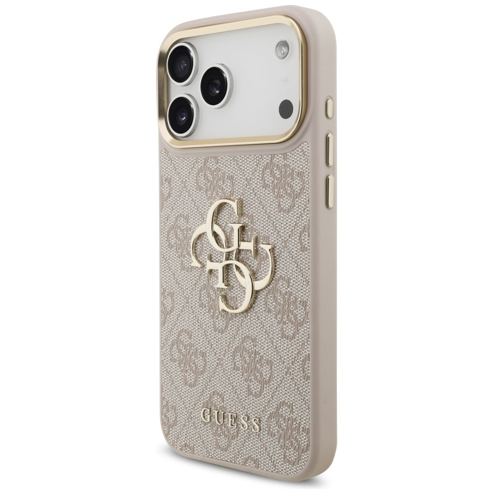 Futrola za Apple iPhone 17 Pro Max, Guess, Big 4G Classic Logo with Big Strap, Roze