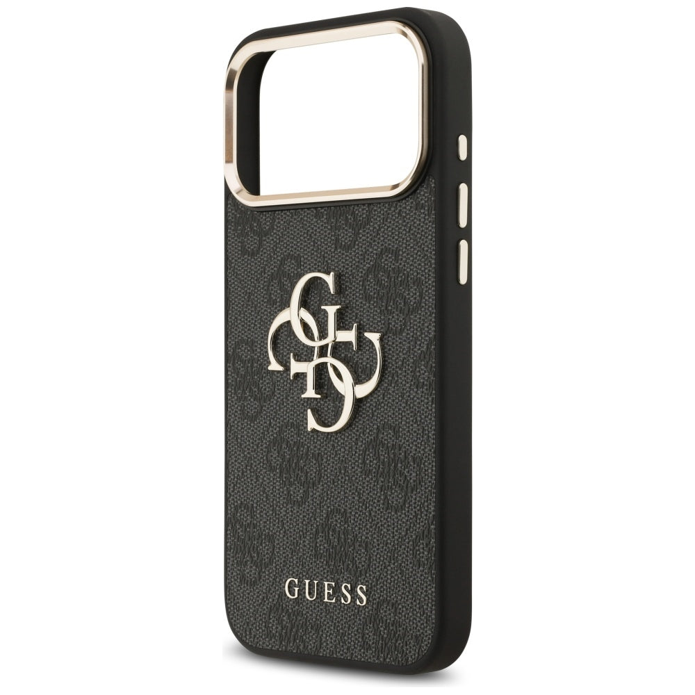 Futrola za Apple iPhone 17 Pro Max, Guess, Big 4G Logo Classic, Crno Zlatna