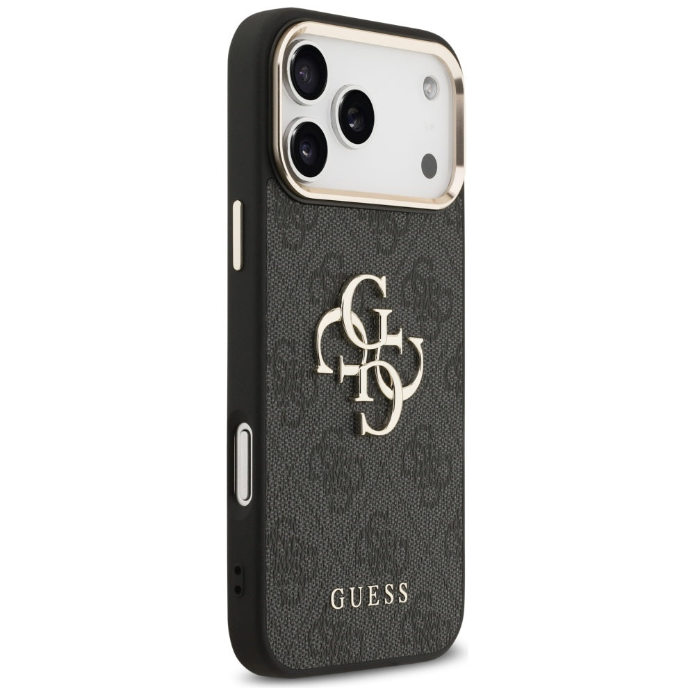 Futrola za Apple iPhone 17 Pro Max, Guess, Big 4G Logo Classic, Crno Zlatna