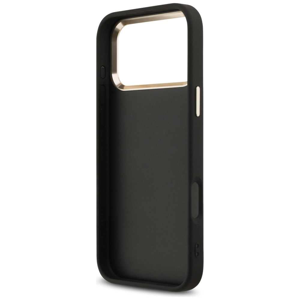 Futrola za Apple iPhone 17 Pro Max, Guess, Big 4G Logo Classic, Crno Zlatna