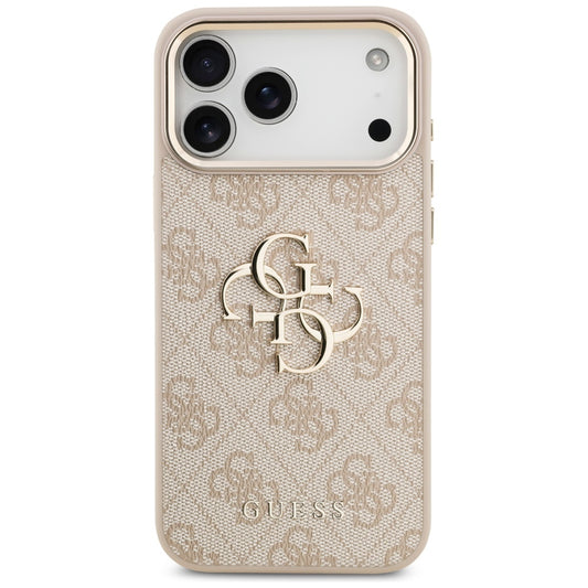 Futrola za Apple iPhone 17 Pro Max, Guess, Big 4G Logo Classic, Zlatno Roze
