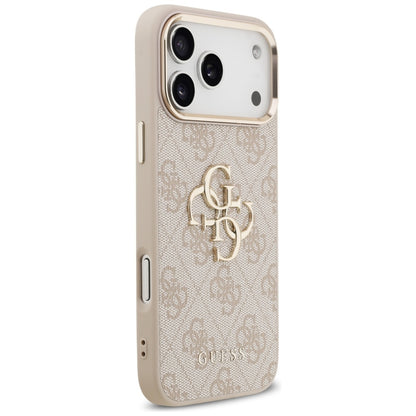 Futrola za Apple iPhone 17 Pro Max, Guess, Big 4G Logo Classic, Zlatno Roze