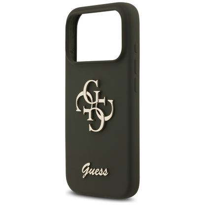 Futrola za Apple iPhone 17 Pro Max, Guess, Big 4G Script, Kaki