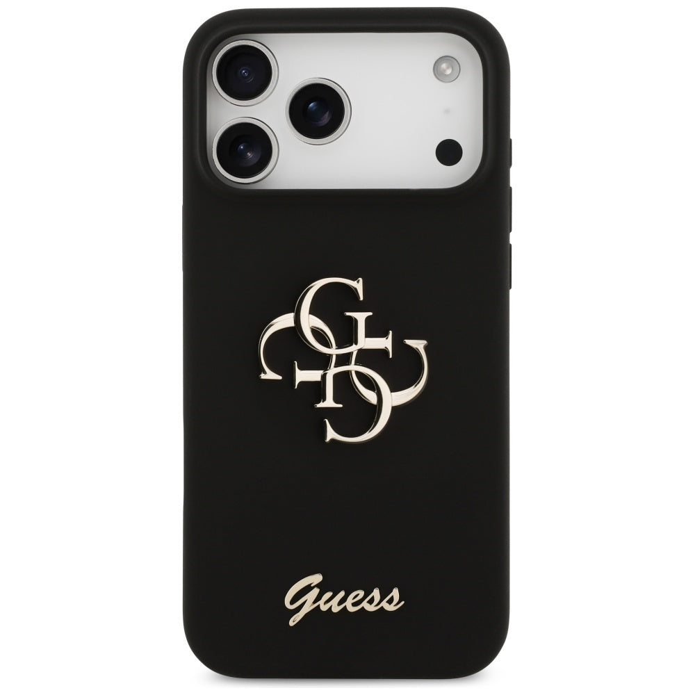 Futrola za Apple iPhone 17 Pro Max, Guess, Big 4G Script, Crna