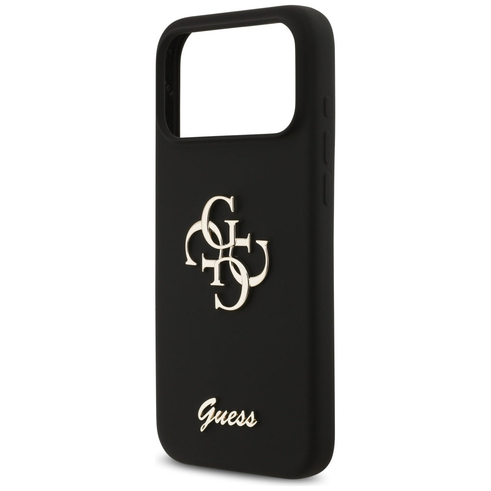 Futrola za Apple iPhone 17 Pro Max, Guess, Big 4G Script, Crna