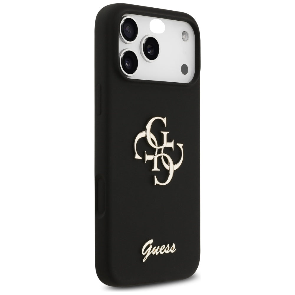Futrola za Apple iPhone 17 Pro Max, Guess, Big 4G Script, Crna