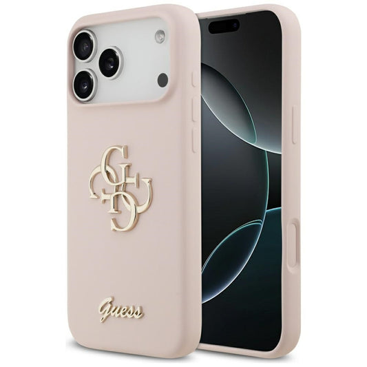 Futrola za Apple iPhone 17 Pro Max, Guess, Big 4G Script, Svetlo Roze