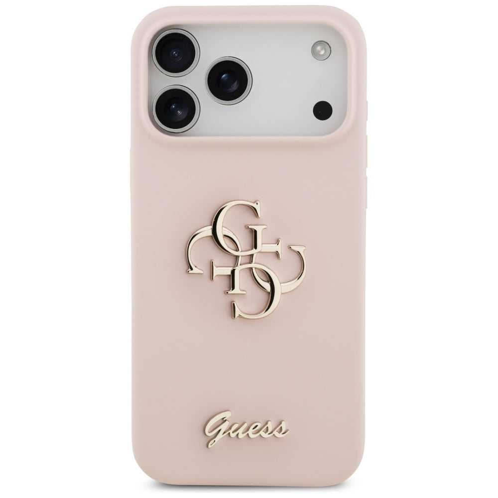 Futrola za Apple iPhone 17 Pro Max, Guess, Big 4G Script, Svetlo Roze