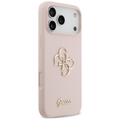 Futrola za Apple iPhone 17 Pro Max, Guess, Big 4G Script, Svetlo Roze
