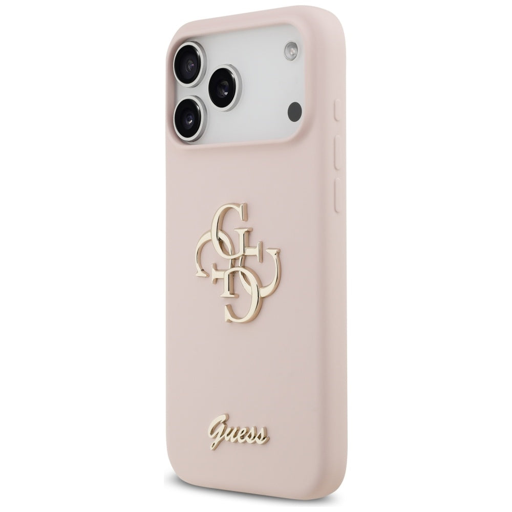 Futrola za Apple iPhone 17 Pro Max, Guess, Big 4G Script, Svetlo Roze