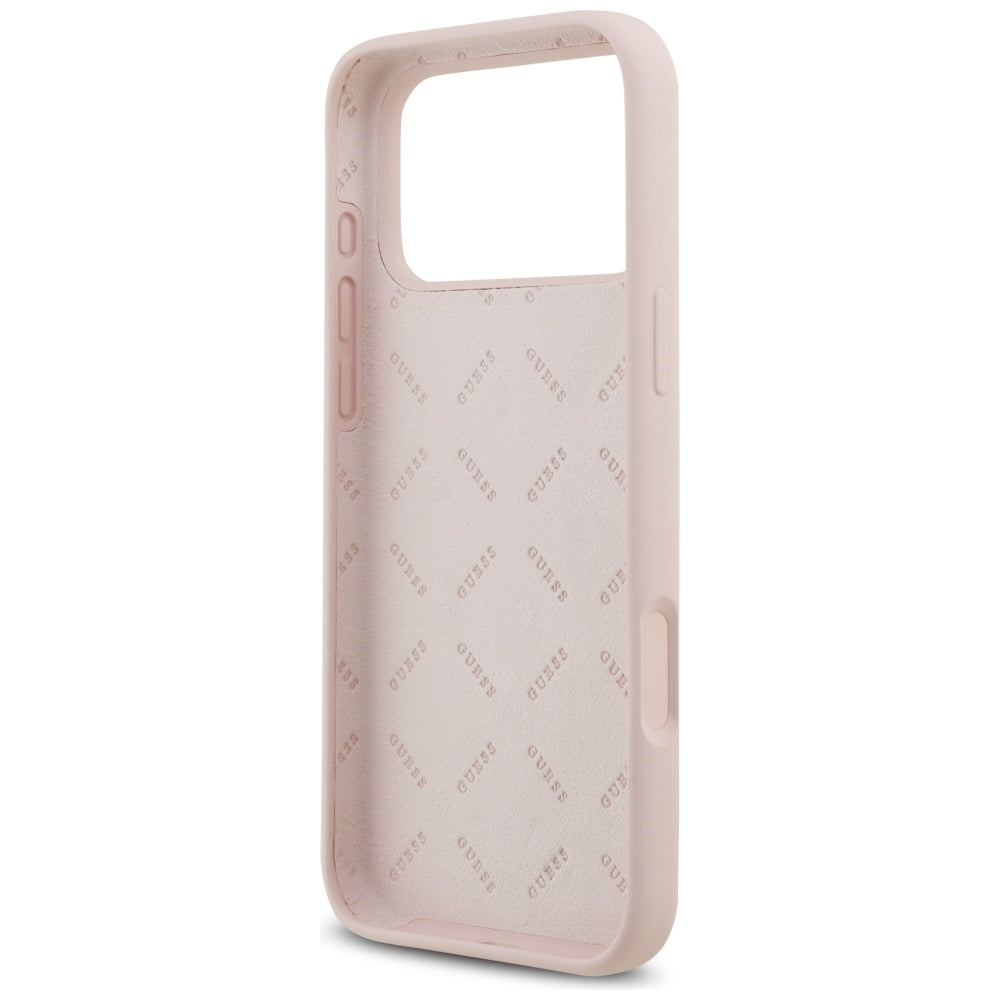 Futrola za Apple iPhone 17 Pro Max, Guess, Big 4G Script, Svetlo Roze