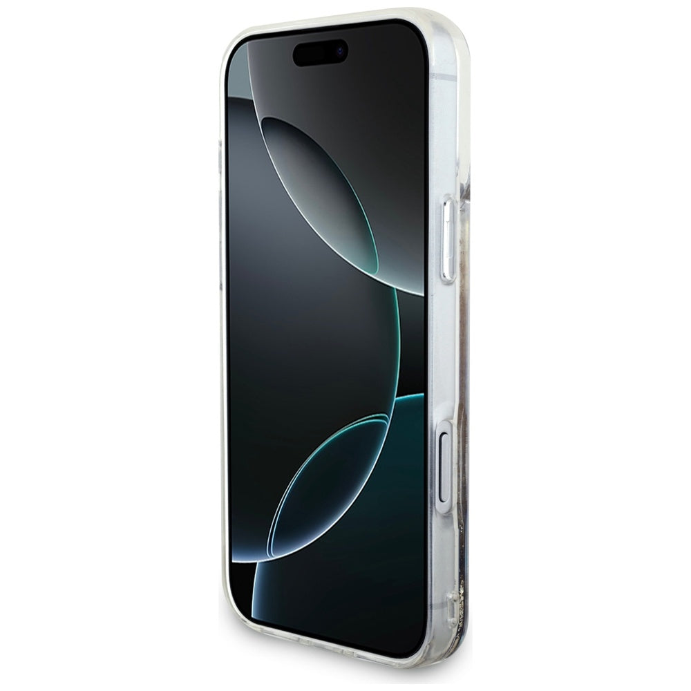 Futrola za Apple iPhone 17 Pro Max, Guess, Liquid Glitter Charms, Zlatna