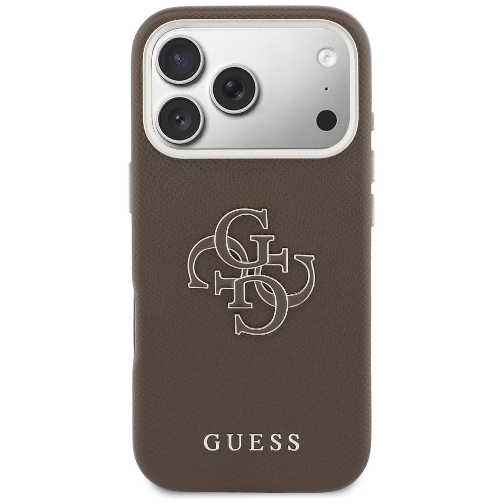 Futrola za Apple iPhone 17 Pro Max, Guess, Resin Logo, Braon