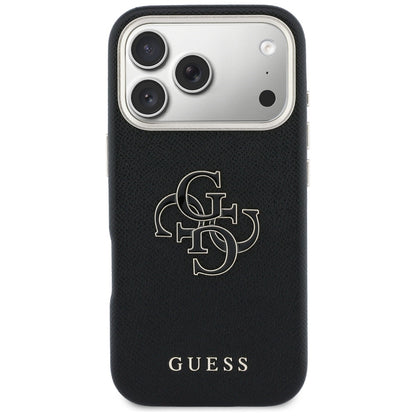 Futrola za Apple iPhone 17 Pro Max, Guess, Resin Logo, Crna
