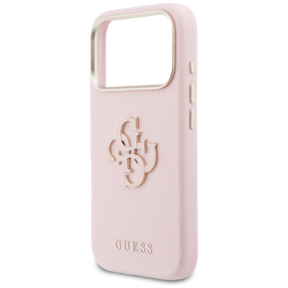 Futrola za Apple iPhone 17 Pro Max, Guess, Resin Logo, Roze