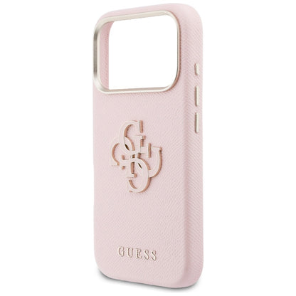 Futrola za Apple iPhone 17 Pro Max, Guess, Resin Logo, Roze