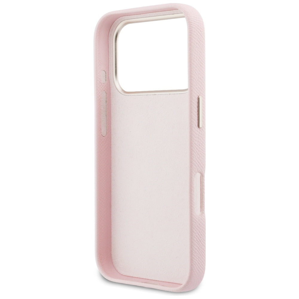 Futrola za Apple iPhone 17 Pro Max, Guess, Resin Logo, Roze