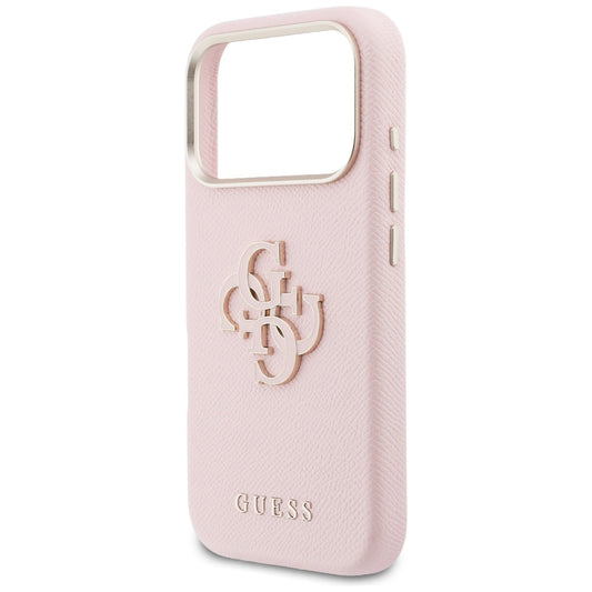 Futrola za Apple iPhone 17 Pro Max, Guess, Resin Logo, Roze